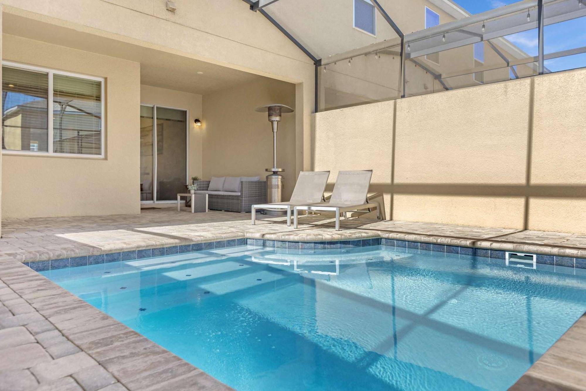 4Br Villa Home With Private Pool Near Disney 키시미 외부 사진